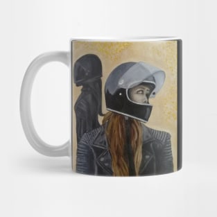 moto chicas Mug